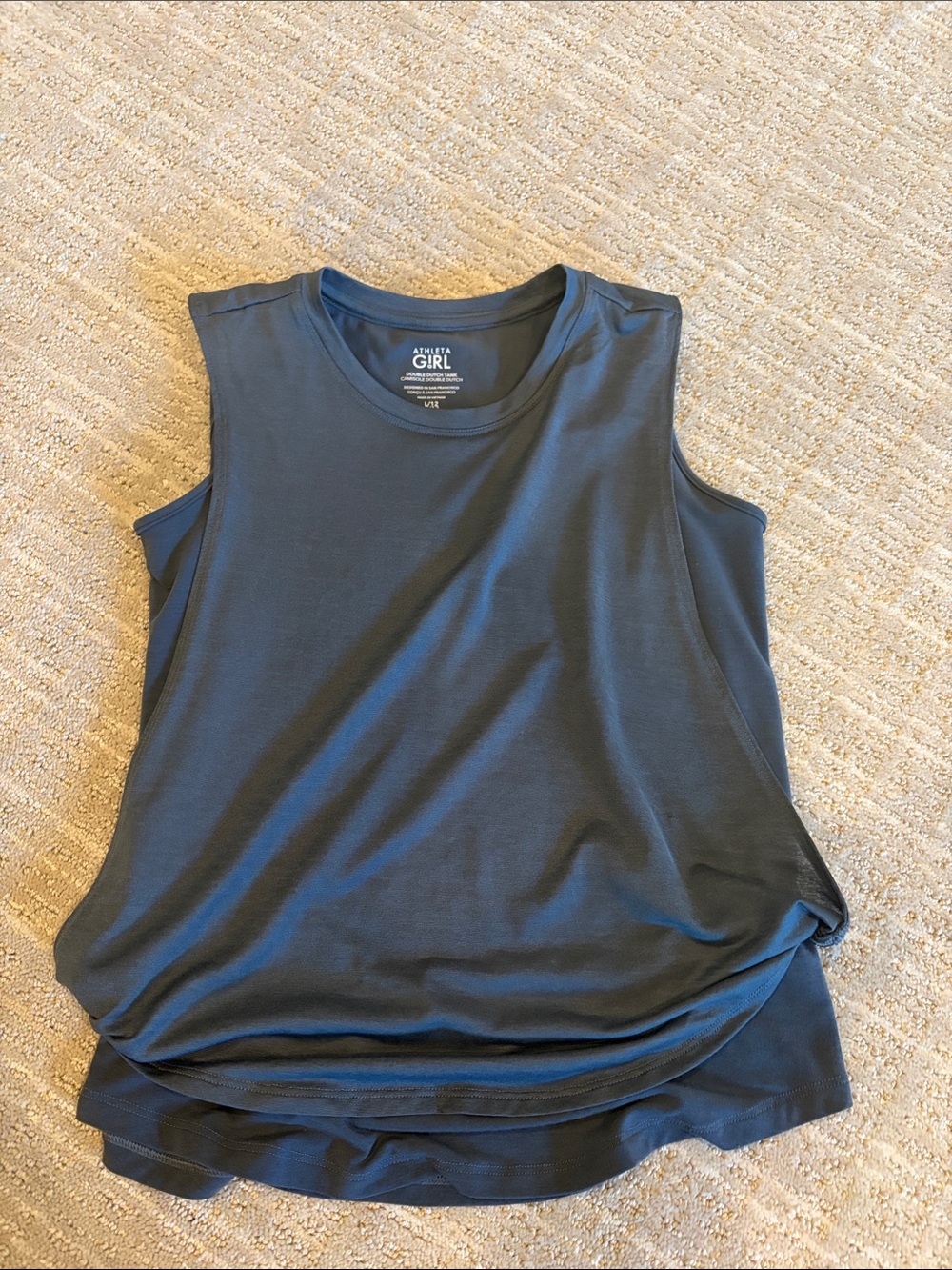 Athleta Girl Navy Blue Sleeveless Performance Tank